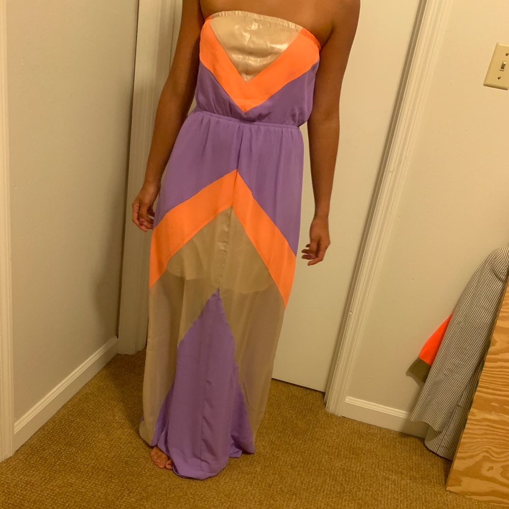 Vibrant summer maxi dress